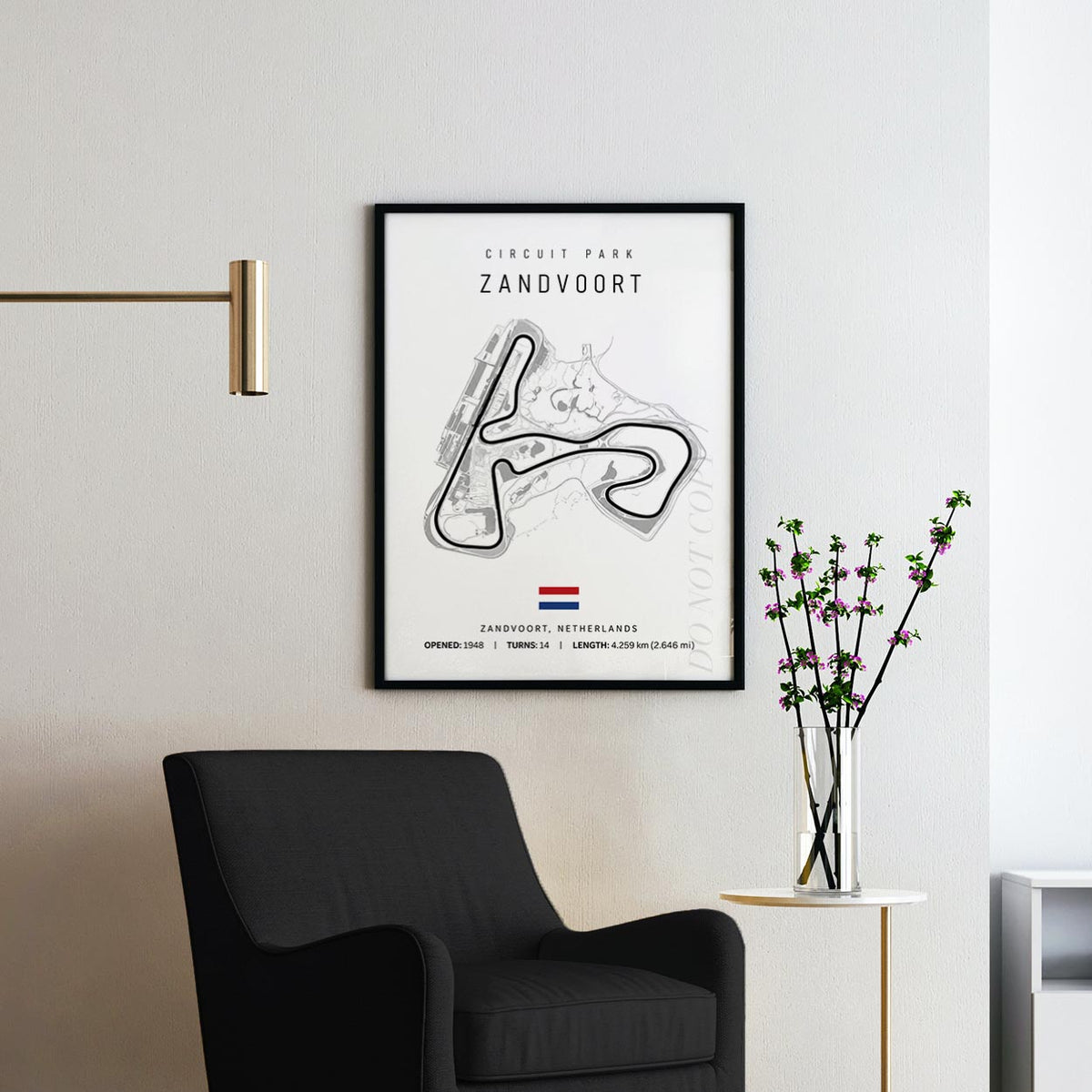 Netherlands Grand Prix Race Track Map