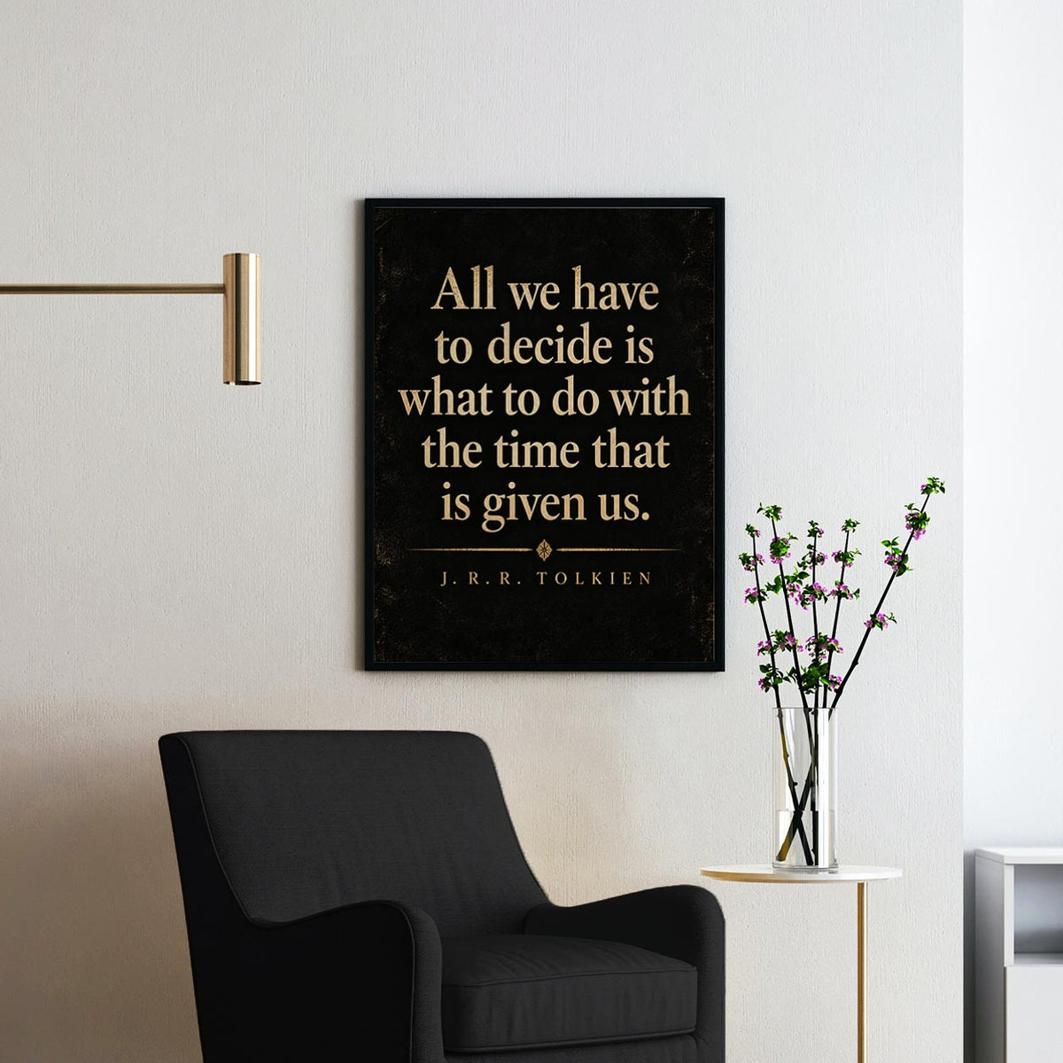 All we have to decide is what to do with the time that is given us