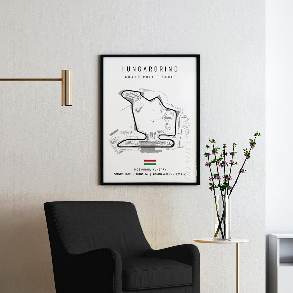 Hungarian Grand Prix Race Track Map