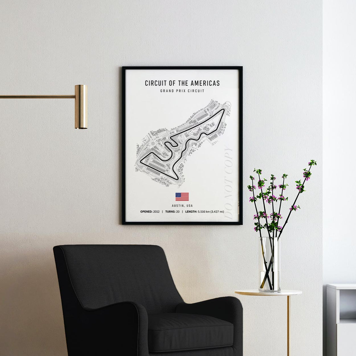Austin Texas Grand Prix Race Track Map