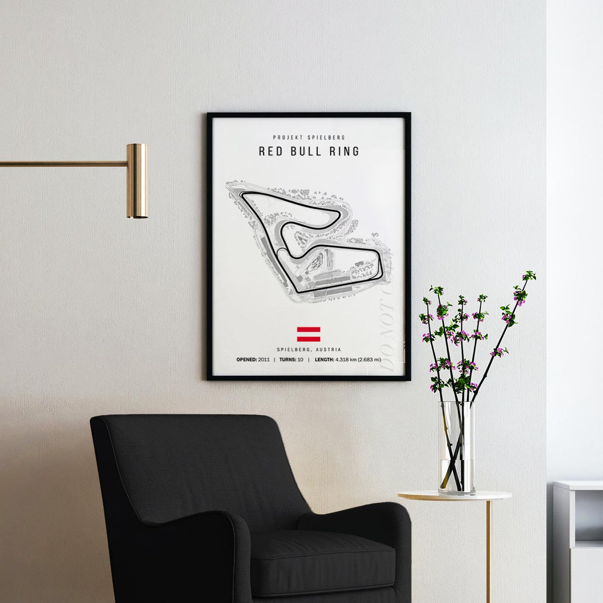 Austrian Grand Prix Race Track Map