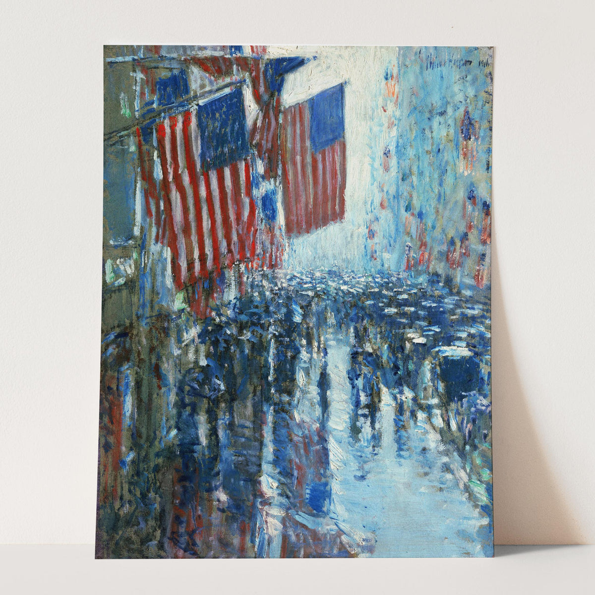 Rainy Day, Fifth Avenue (1916) - Childe Hassam