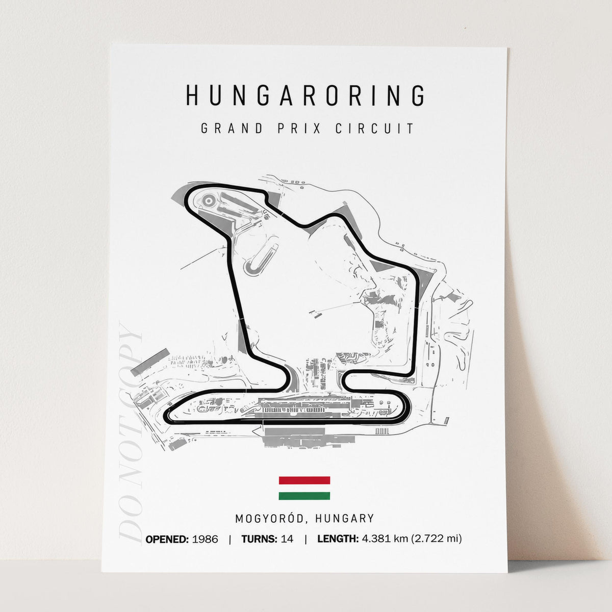 Hungarian Grand Prix Race Track Map