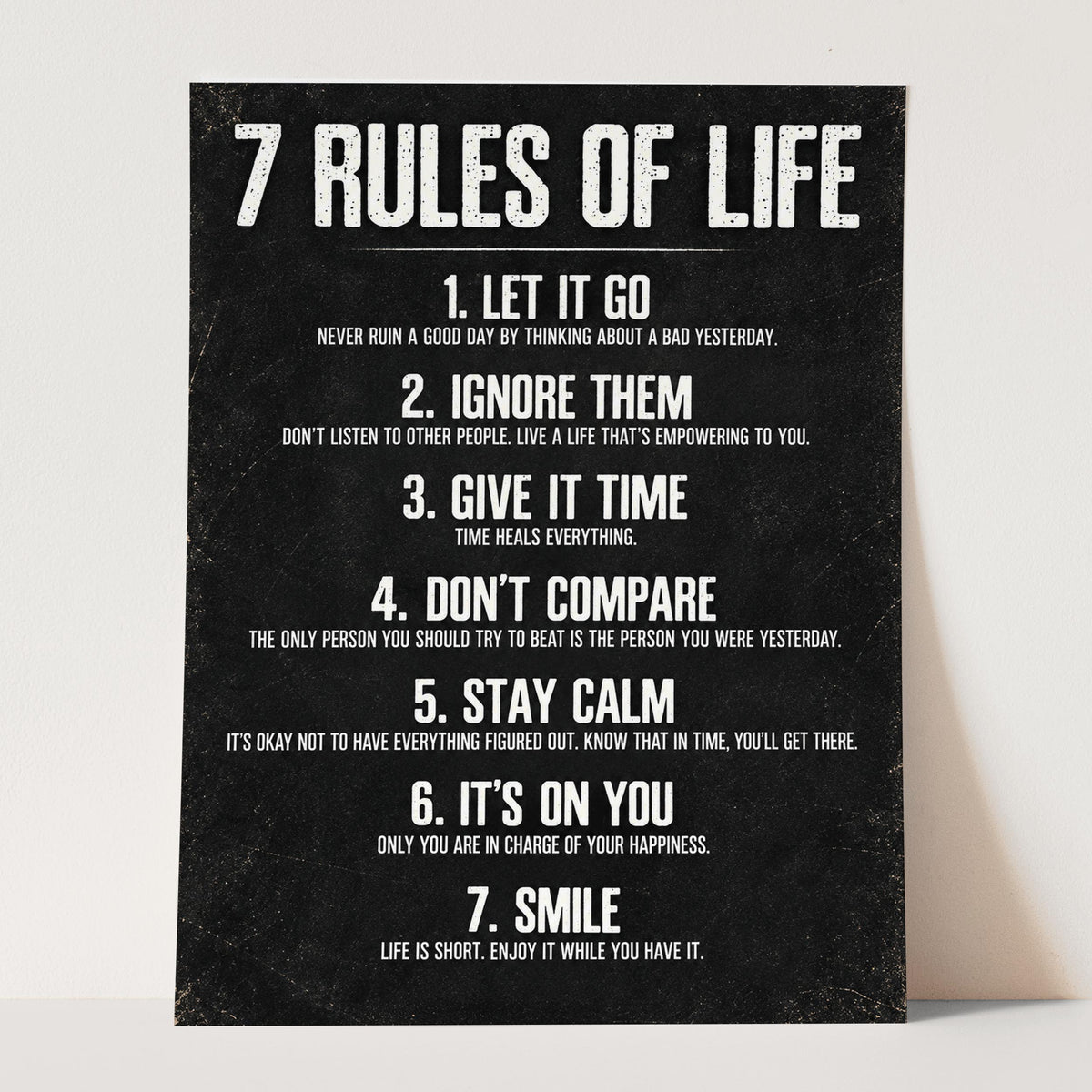 7 Rules of Life
