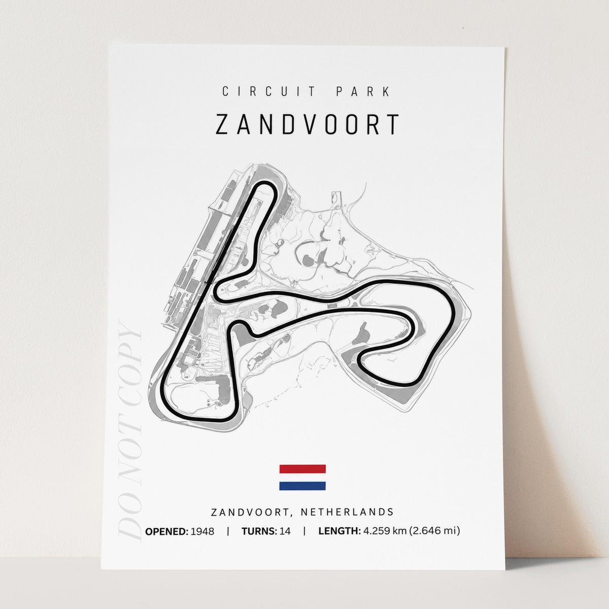 Netherlands Grand Prix Race Track Map