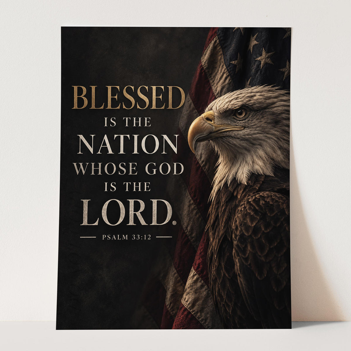 Blessed Is The Nation Whose God Is The Lord - Psalm 33 Verse 12