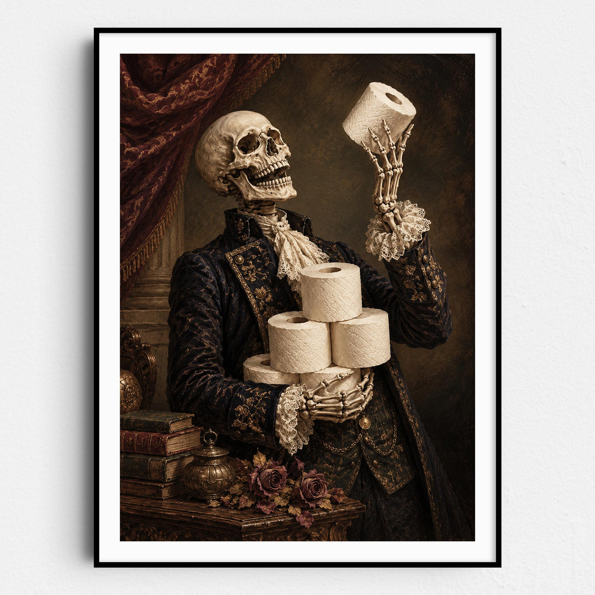 Skeleton Toilet Paper