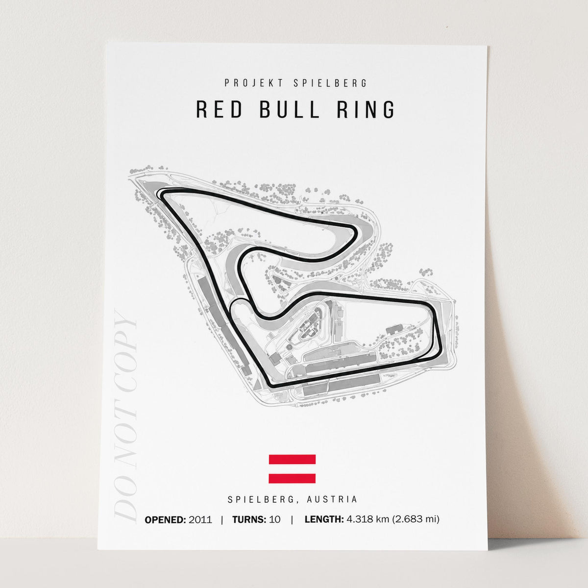 Austrian Grand Prix Race Track Map