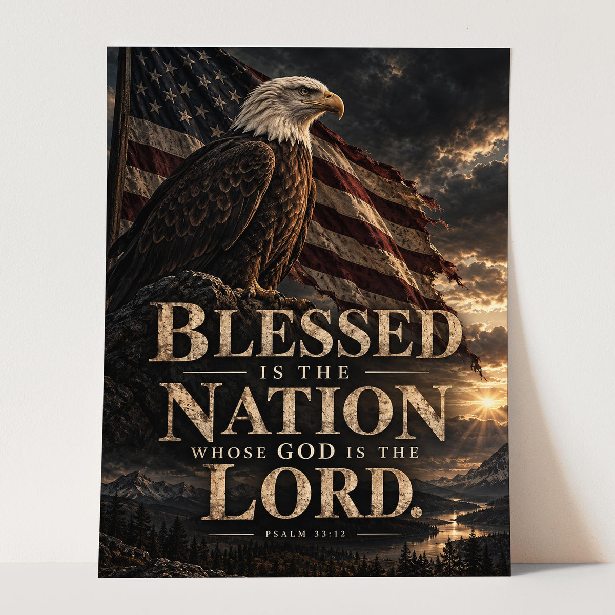 Psalm 33 Verse 12 - Blessed Is The Nation Whose God Is The Lord