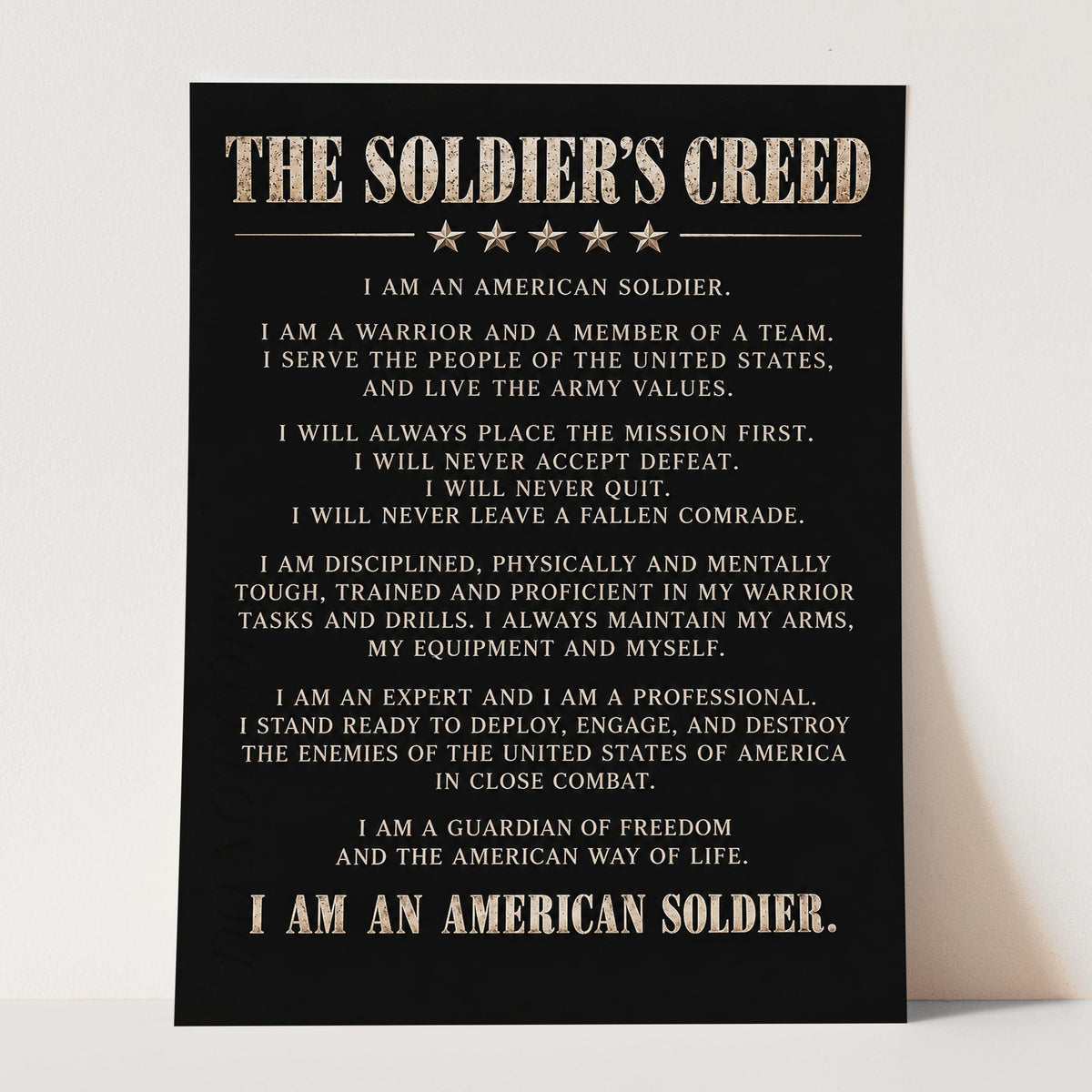 The Soldier's Creed