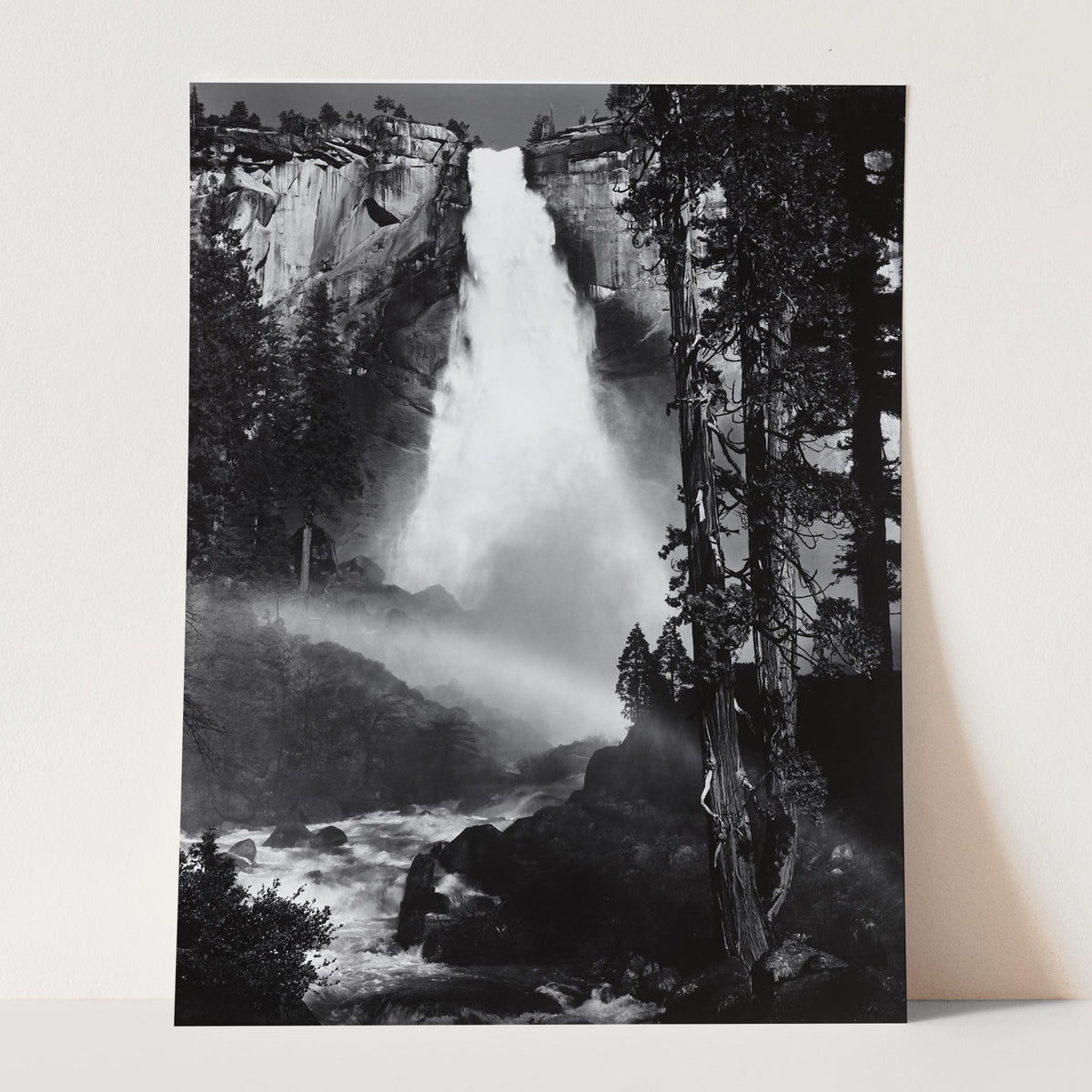 Nevada Falls, Yosemite National Park, California by Ansel Adams