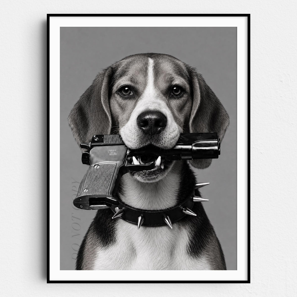 Beagle Gun In Mouth