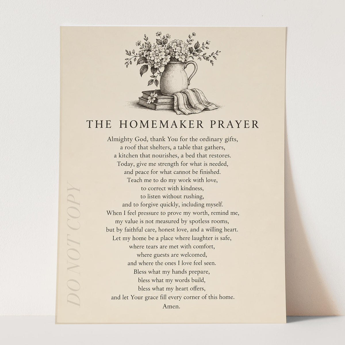 The Homemaker Prayer