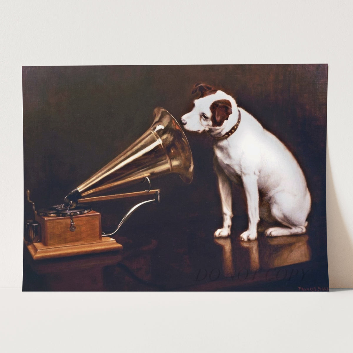 His Master's Voice - Nipper Listening To Phonograph