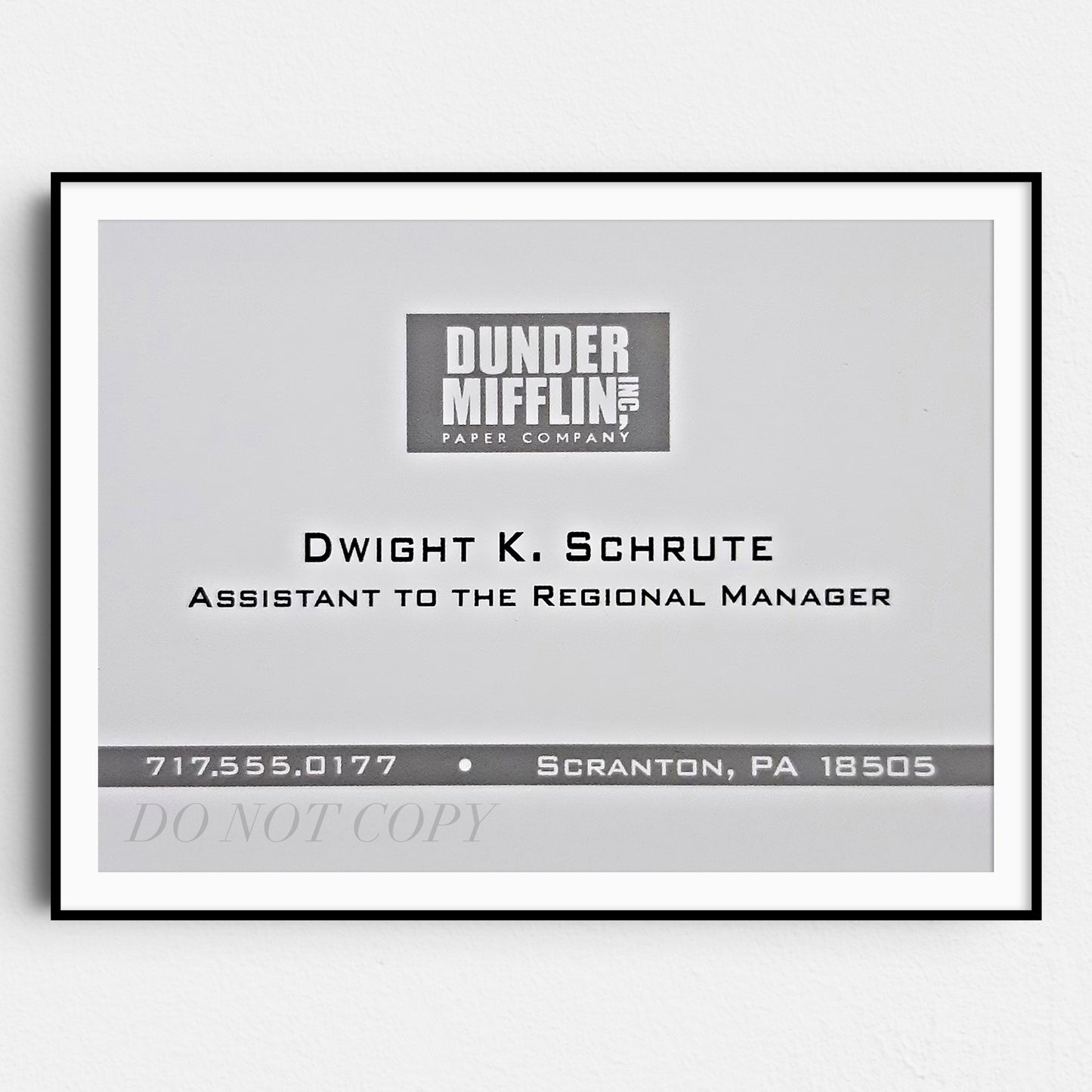 Dwight Schrute Business Card