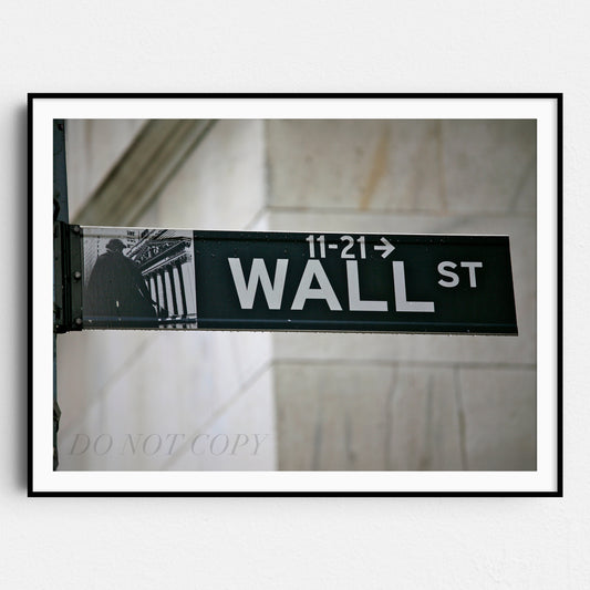 Wall Street Sign