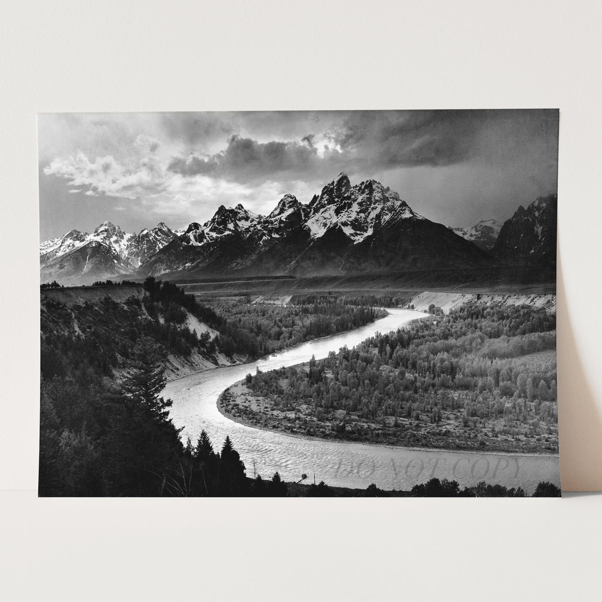 The Tetons & the Snake River, Grand Teton National Park by Ansel Adams