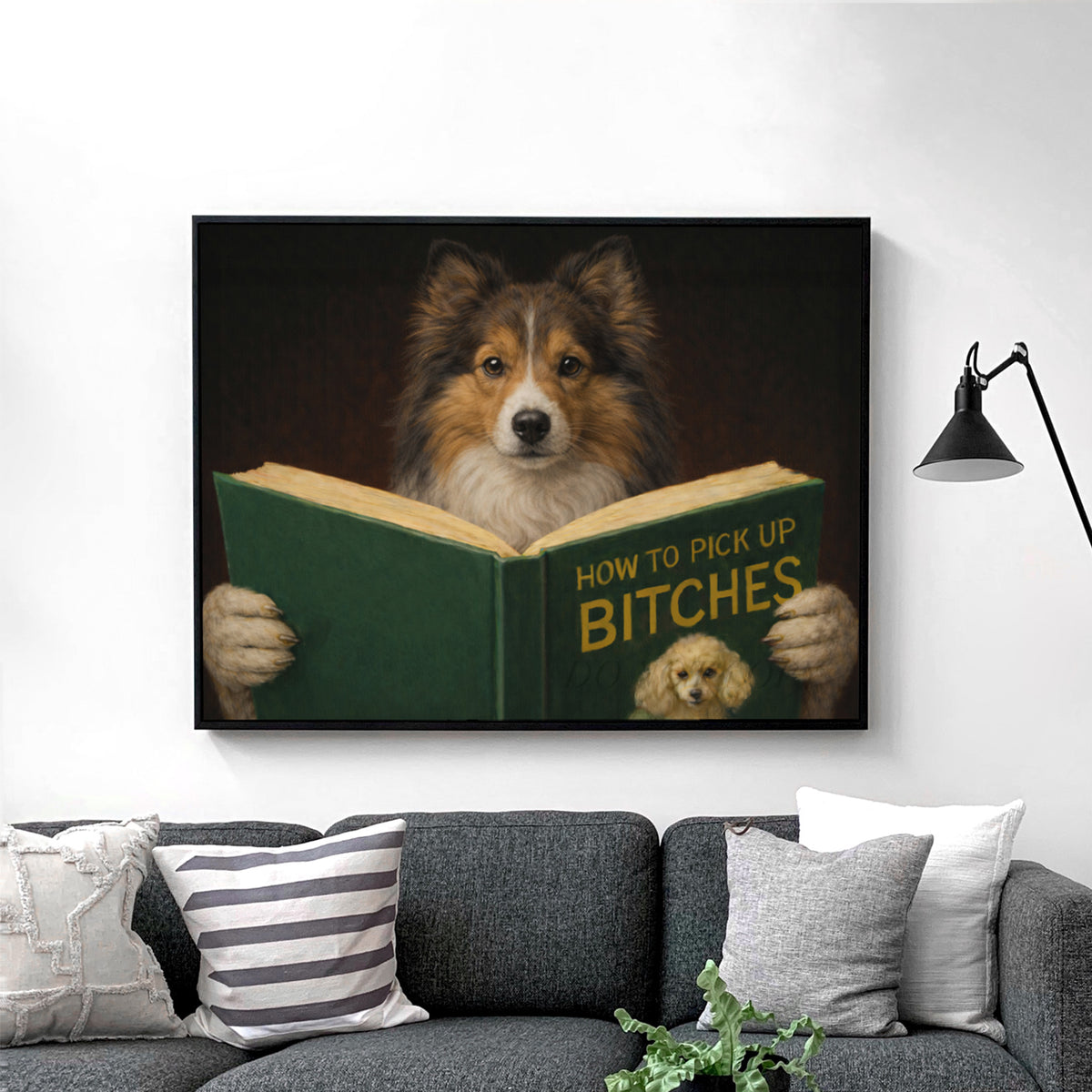 Shetland Sheepdog Reading Dog Dating Book