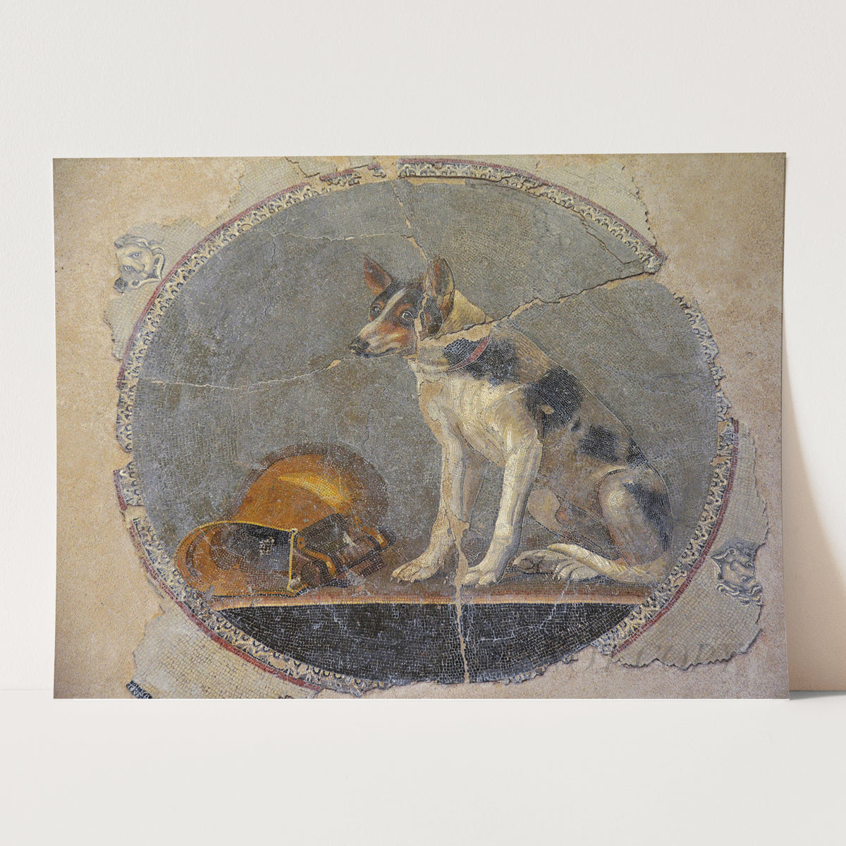 Mosaic of a Dog, Ptolemaic Period, 2nd Century BC