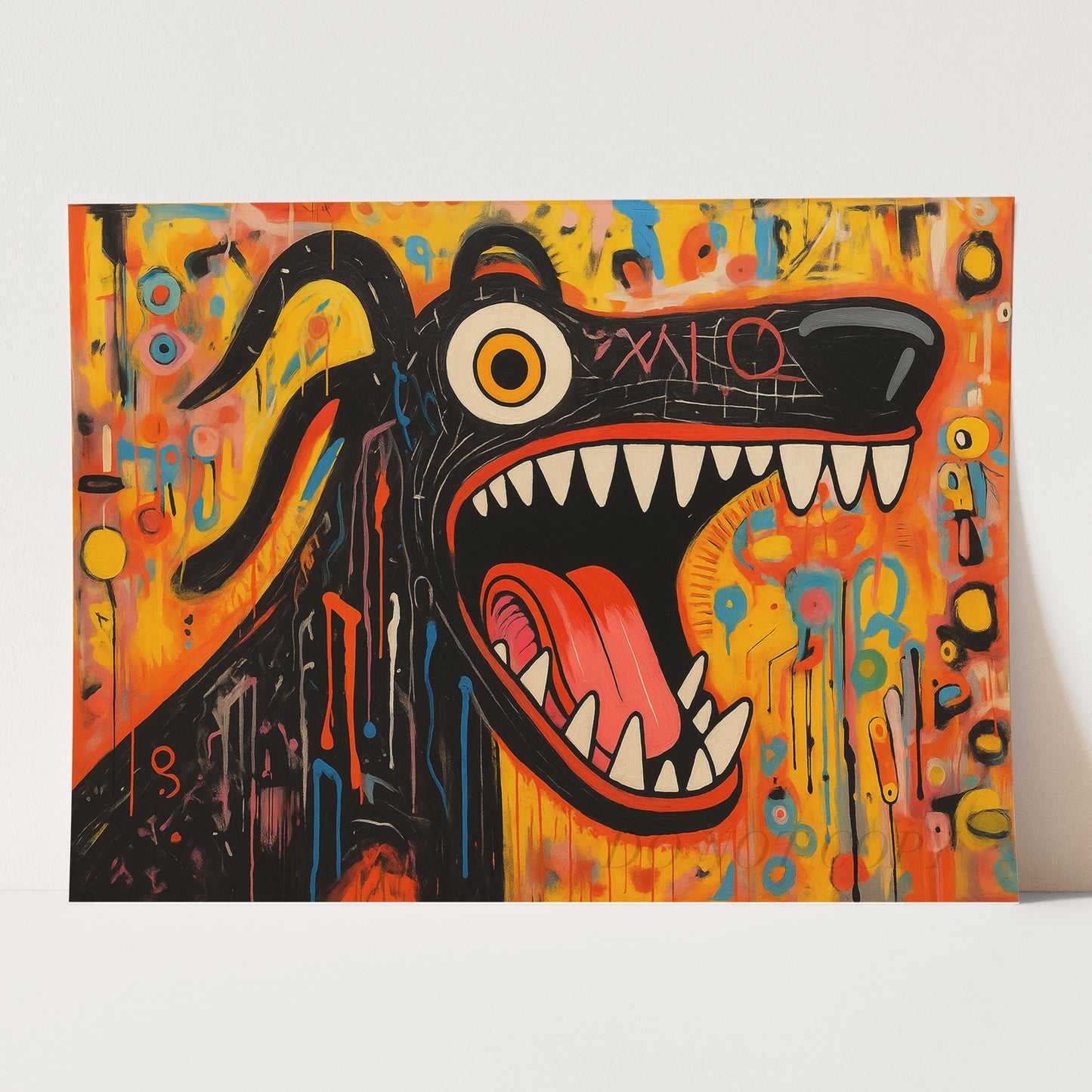 Graffiti Abstract Dog