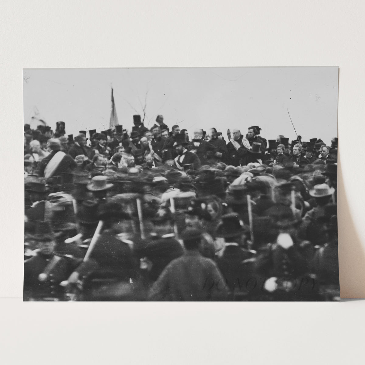 Abraham Lincoln Making The Gettysburg Address