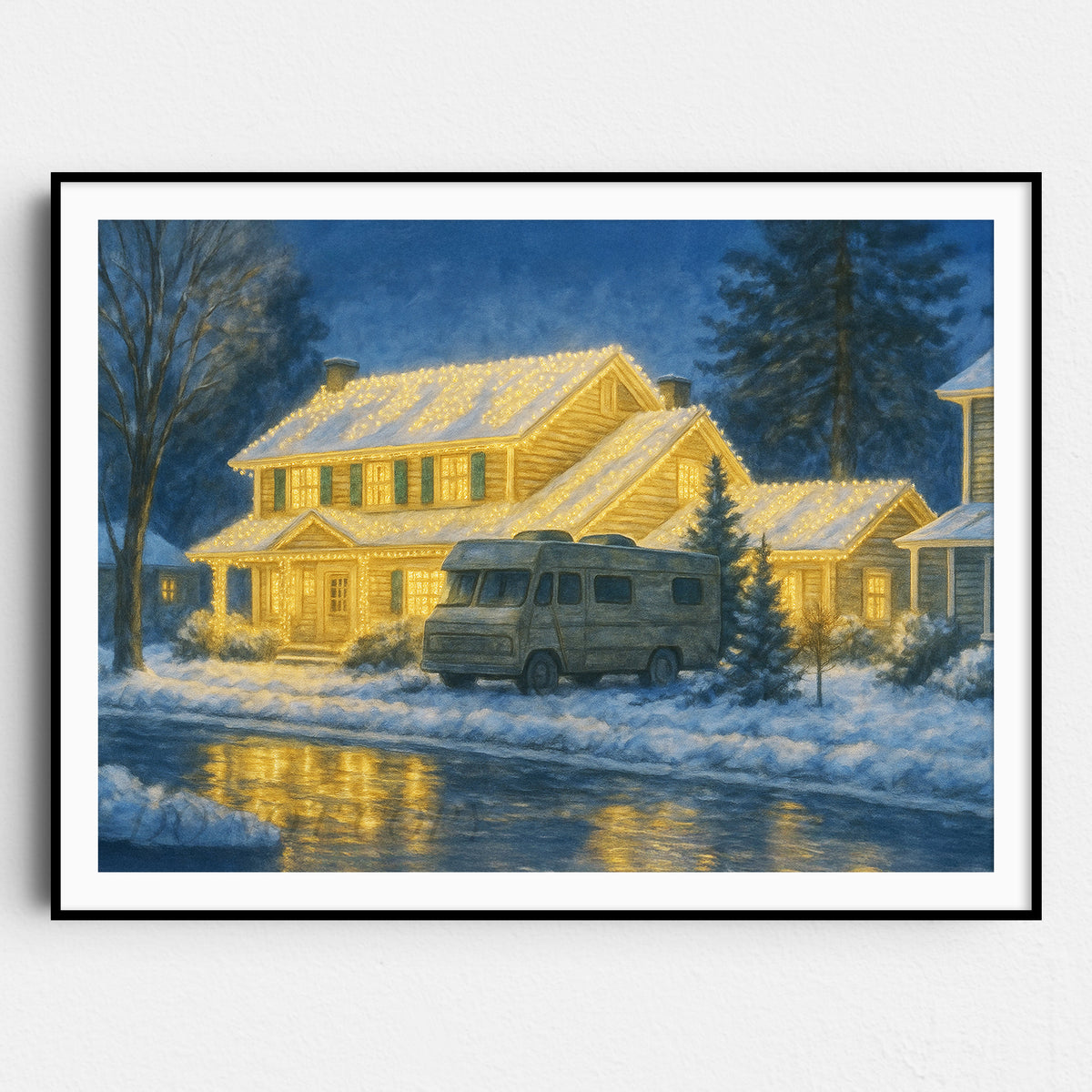 Griswold Family House Lights Christmas Vacation