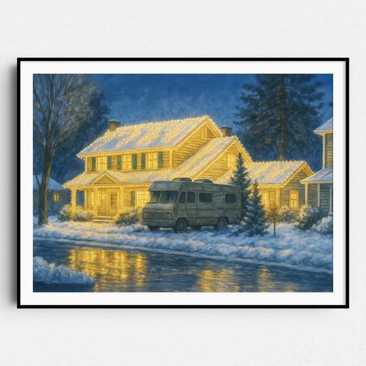 Griswold Family House Lights Christmas Vacation
