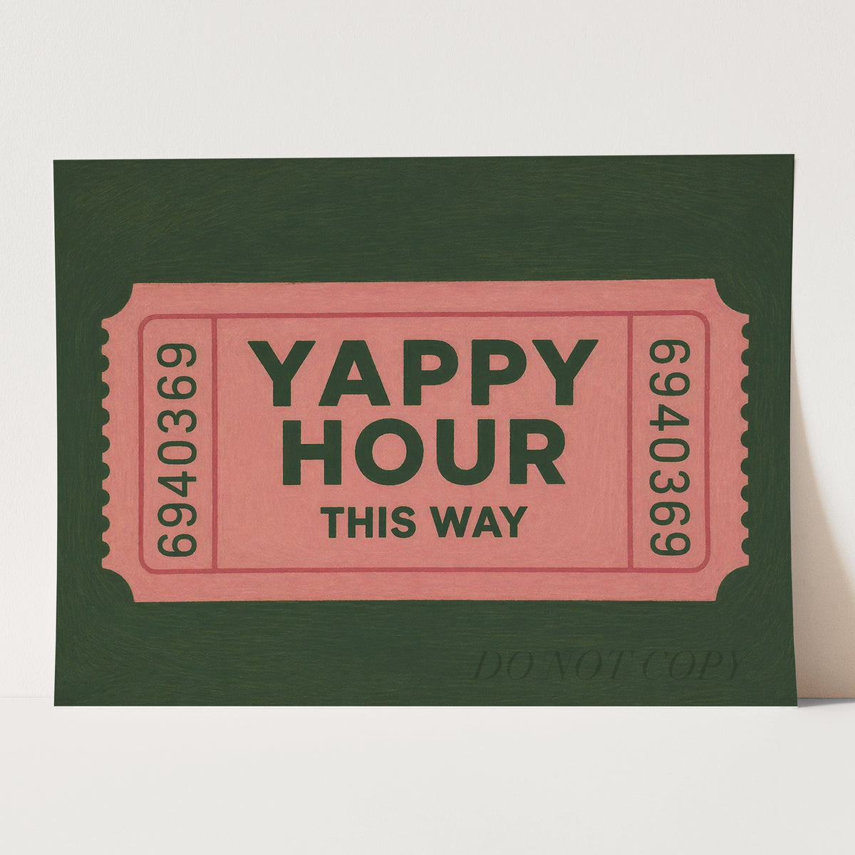 Yappy Hour Wall Sign