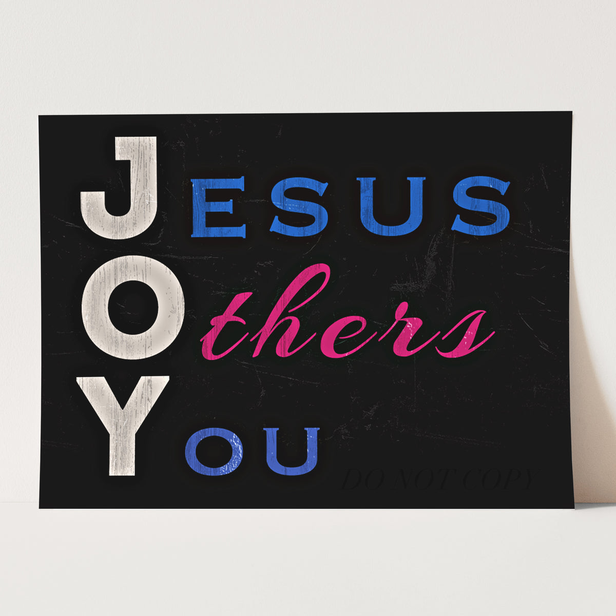 JOY - Jesus Others You Wall Sign