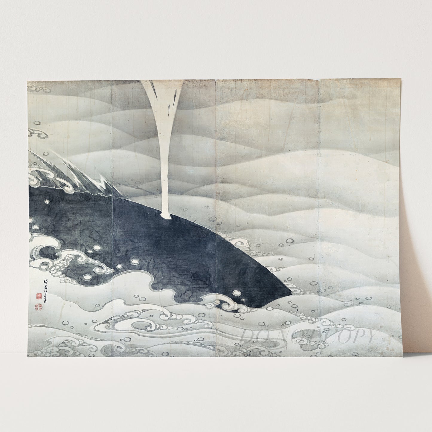 Elephant And Whale by Ito Jakuchu