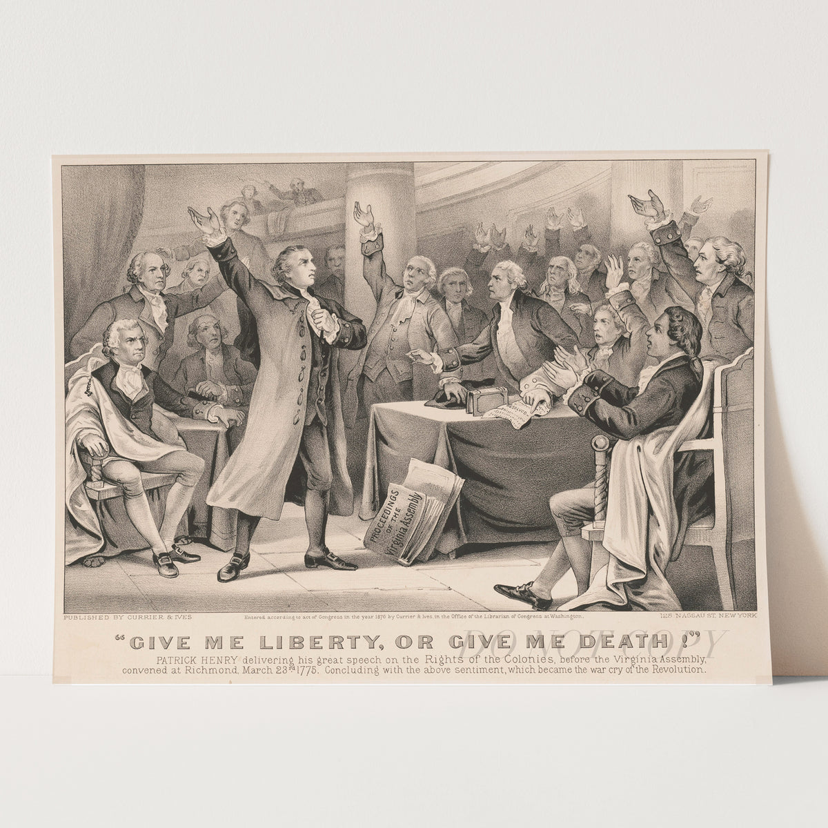 Give me liberty, or give me death! - Currier and Ives