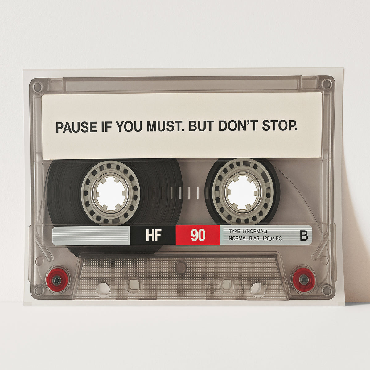 Pause If You Must. But Don't Stop