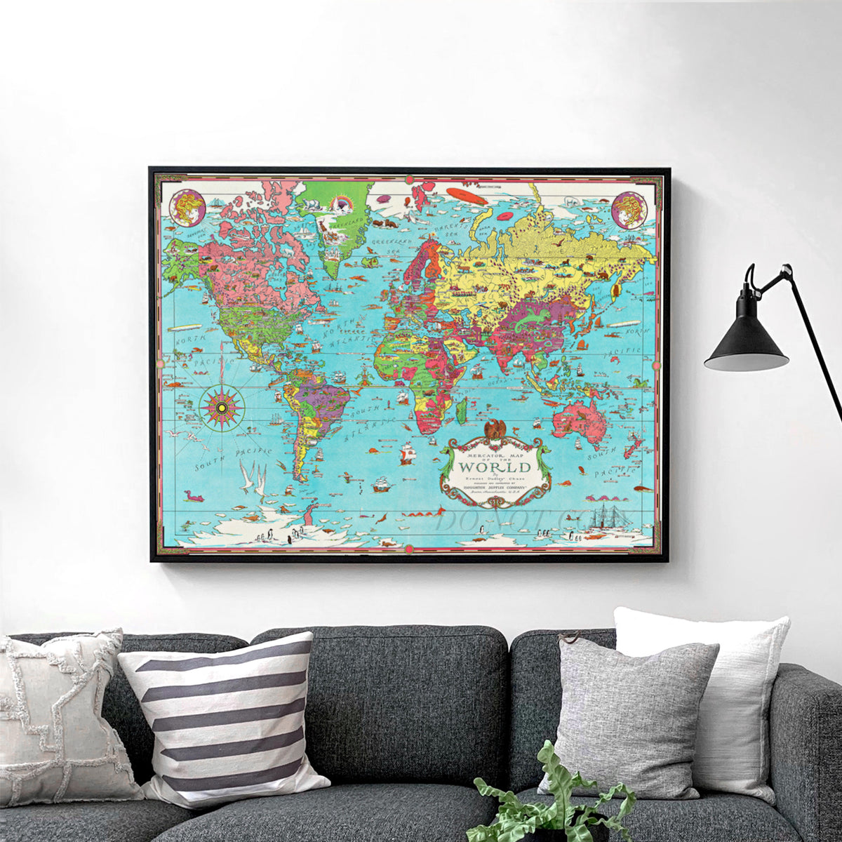 Mercator Map of the World (1931)