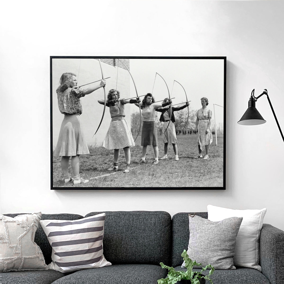 Women's Archery Lesson, Massachusetts 1940