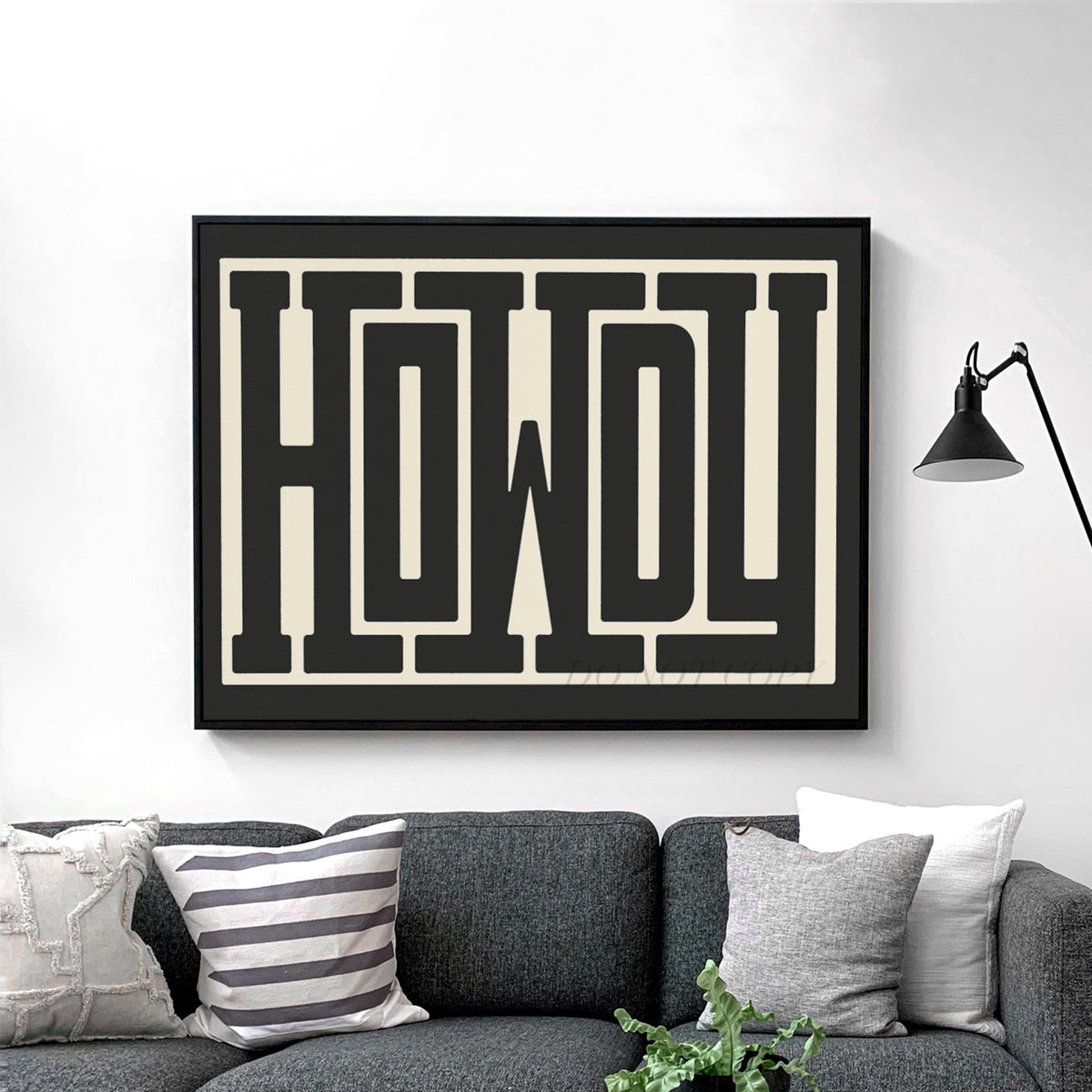 Howdy Wall Sign