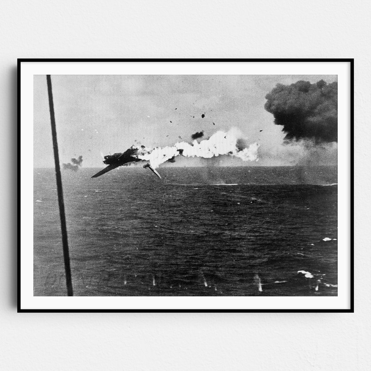 Nakajima B6N Tenzan shot down by USS Yorktown (CV-10) off Kwajalein