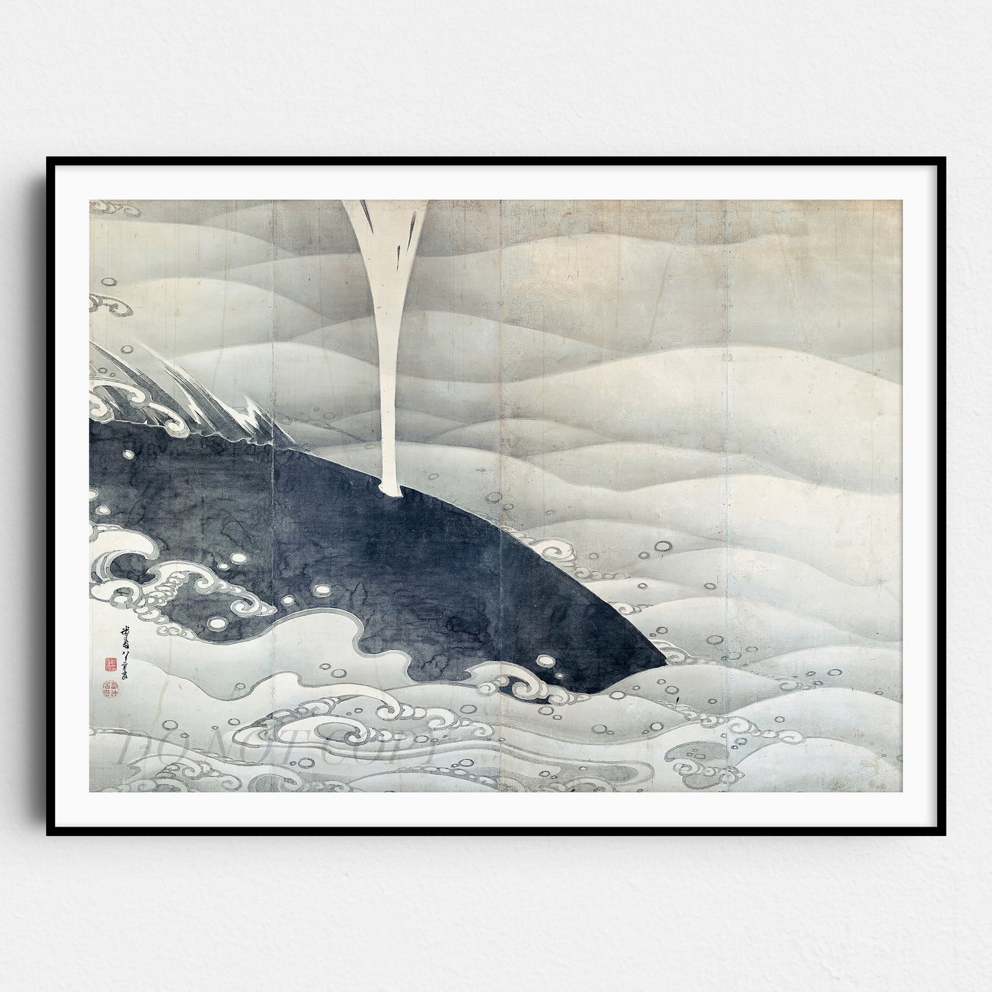 Elephant And Whale by Ito Jakuchu