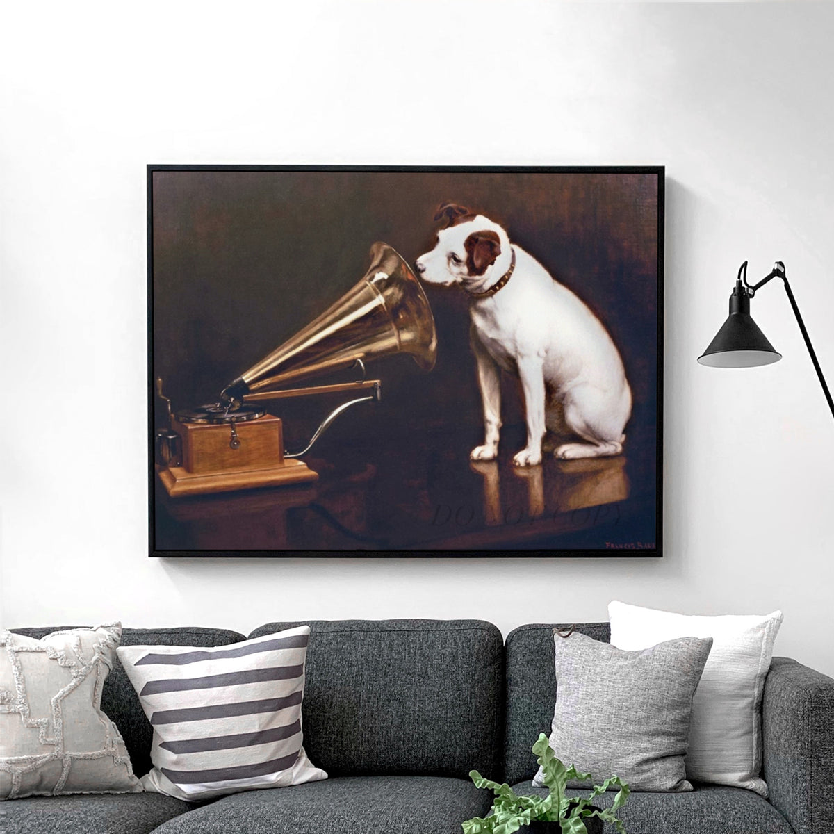 His Master's Voice - Nipper Listening To Phonograph