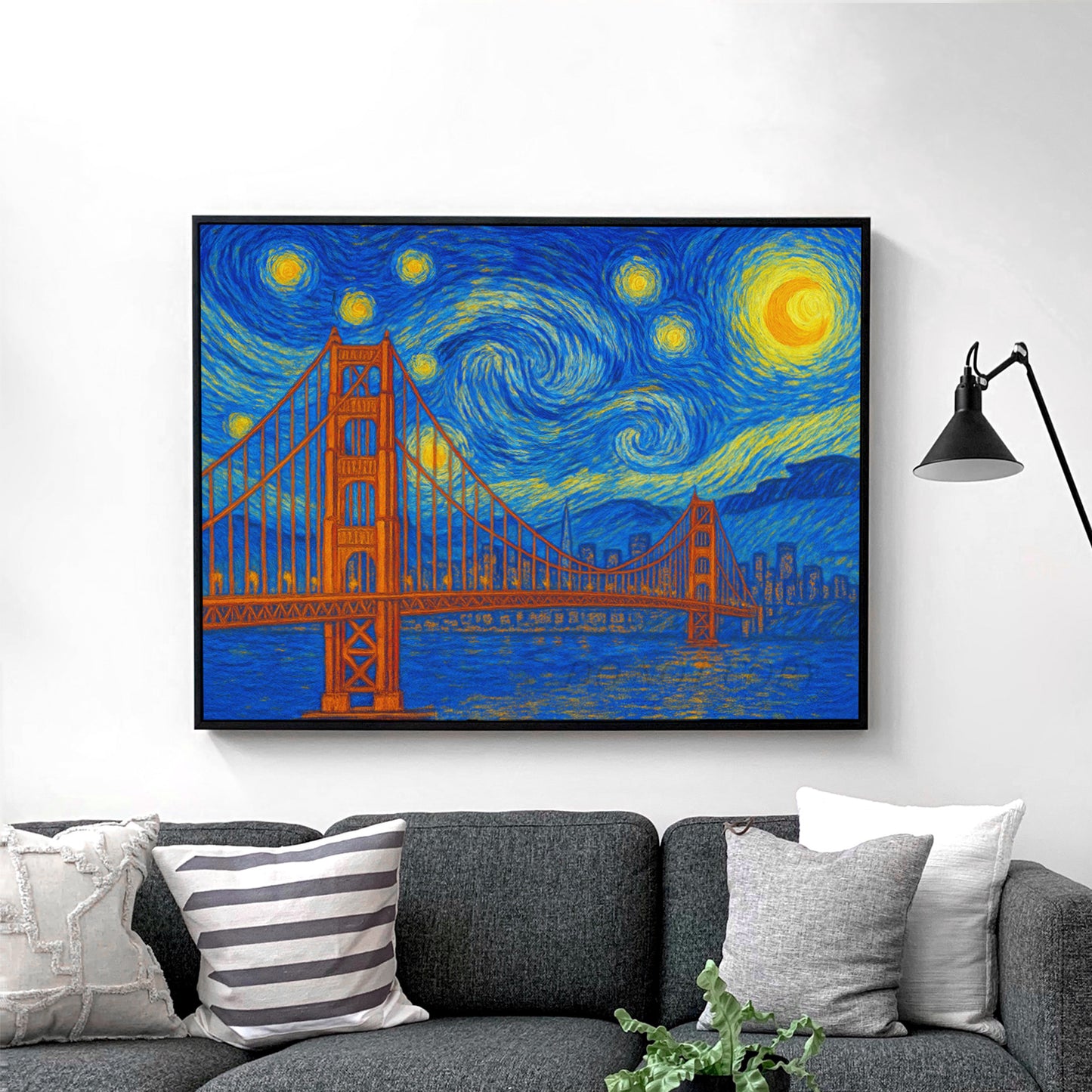 San Francisco As Van Gogh Starry Night