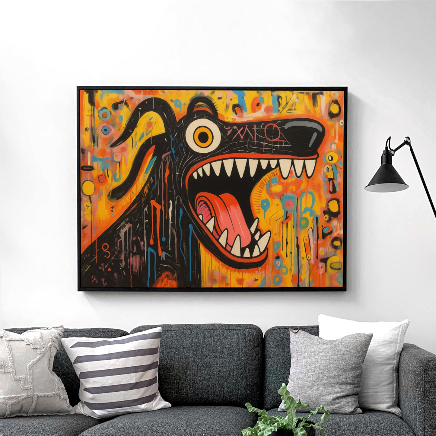 Graffiti Abstract Dog