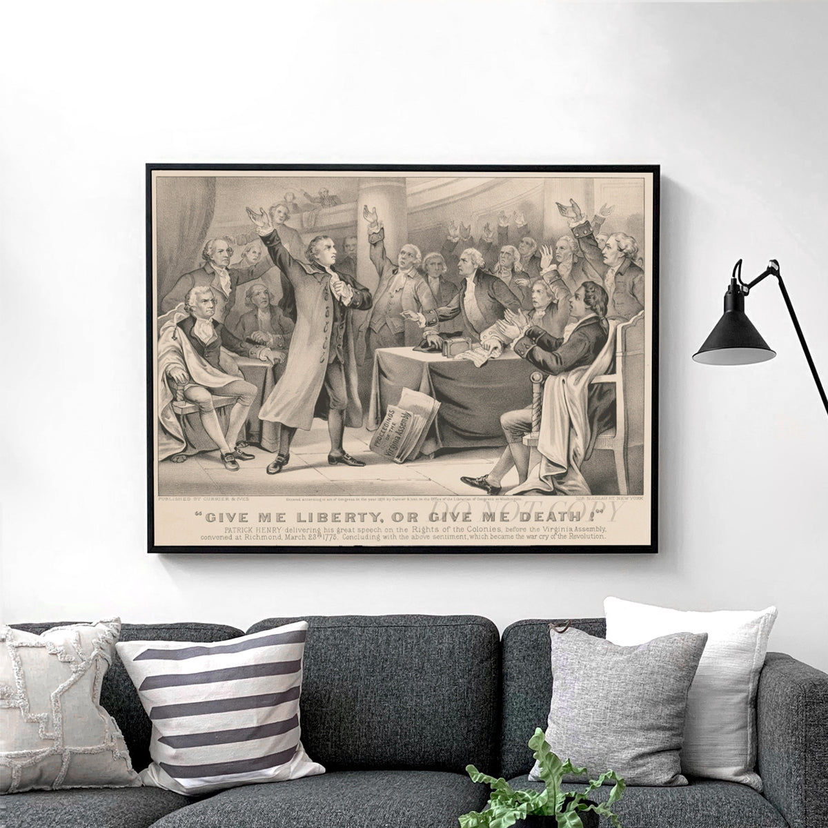 Give me liberty, or give me death! - Currier and Ives