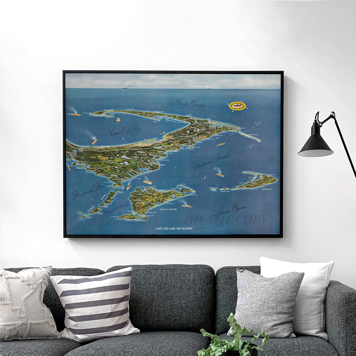 Map of Cape Cod and the Islands