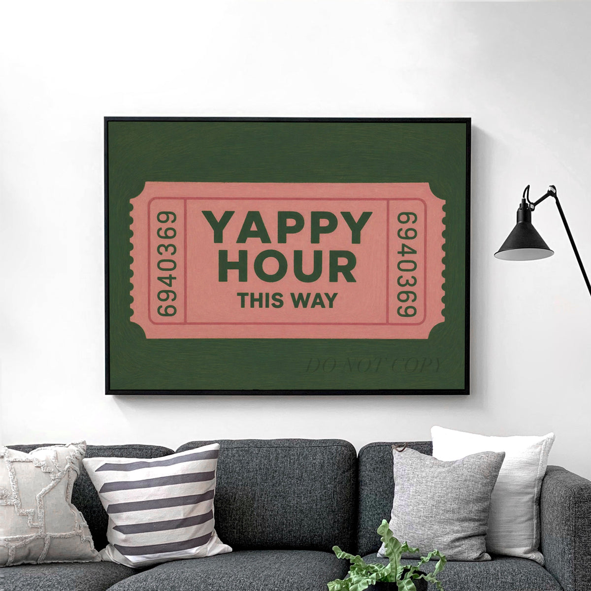 Yappy Hour Wall Sign