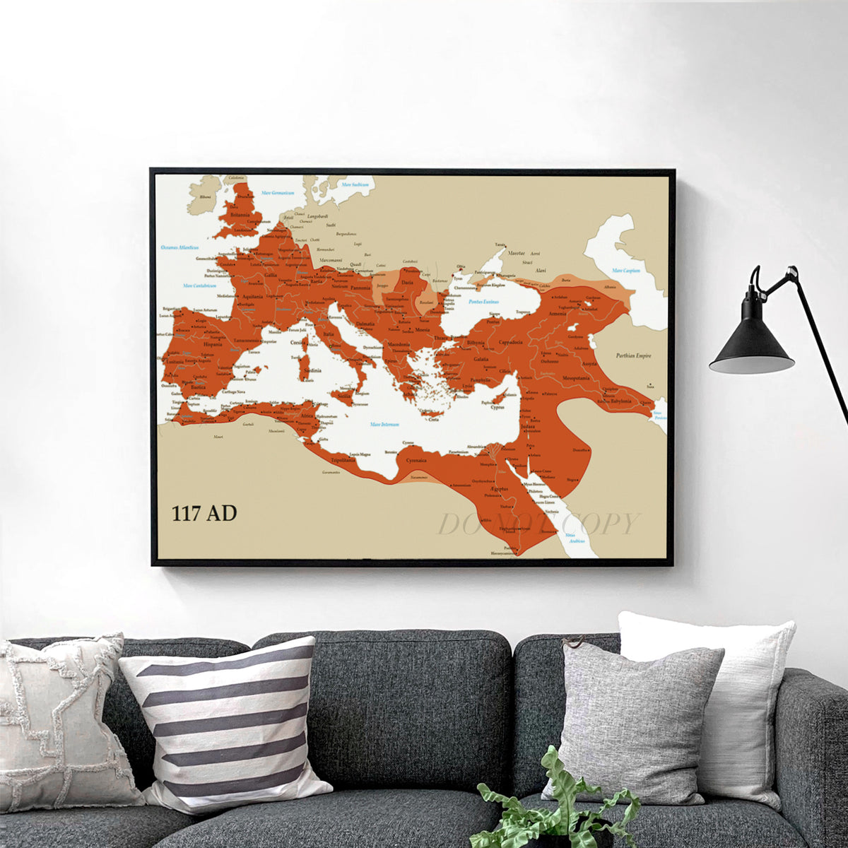 The Roman Empire At Its Peak, 117 AD