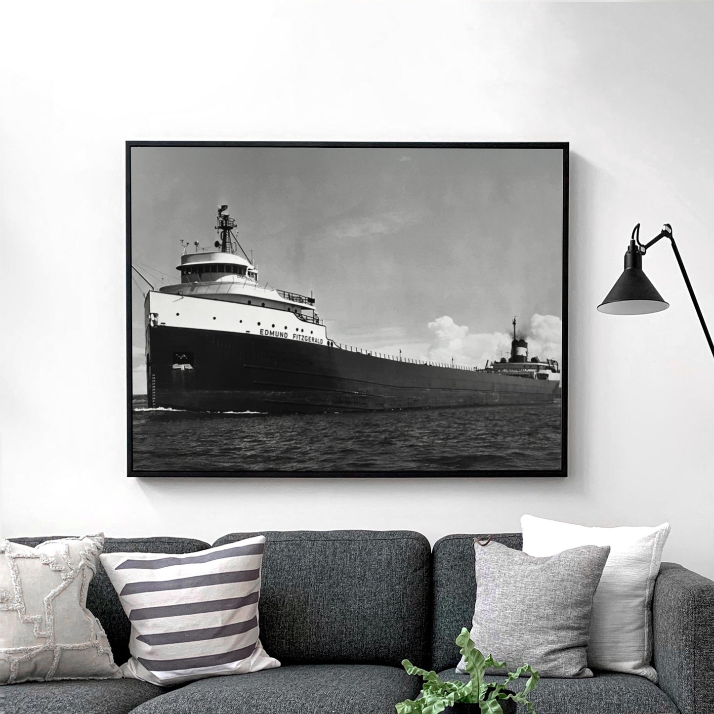Edmund Fitzgerald SS Great Lakes Freighter Ship