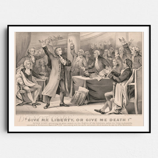 Give me liberty, or give me death! - Currier and Ives