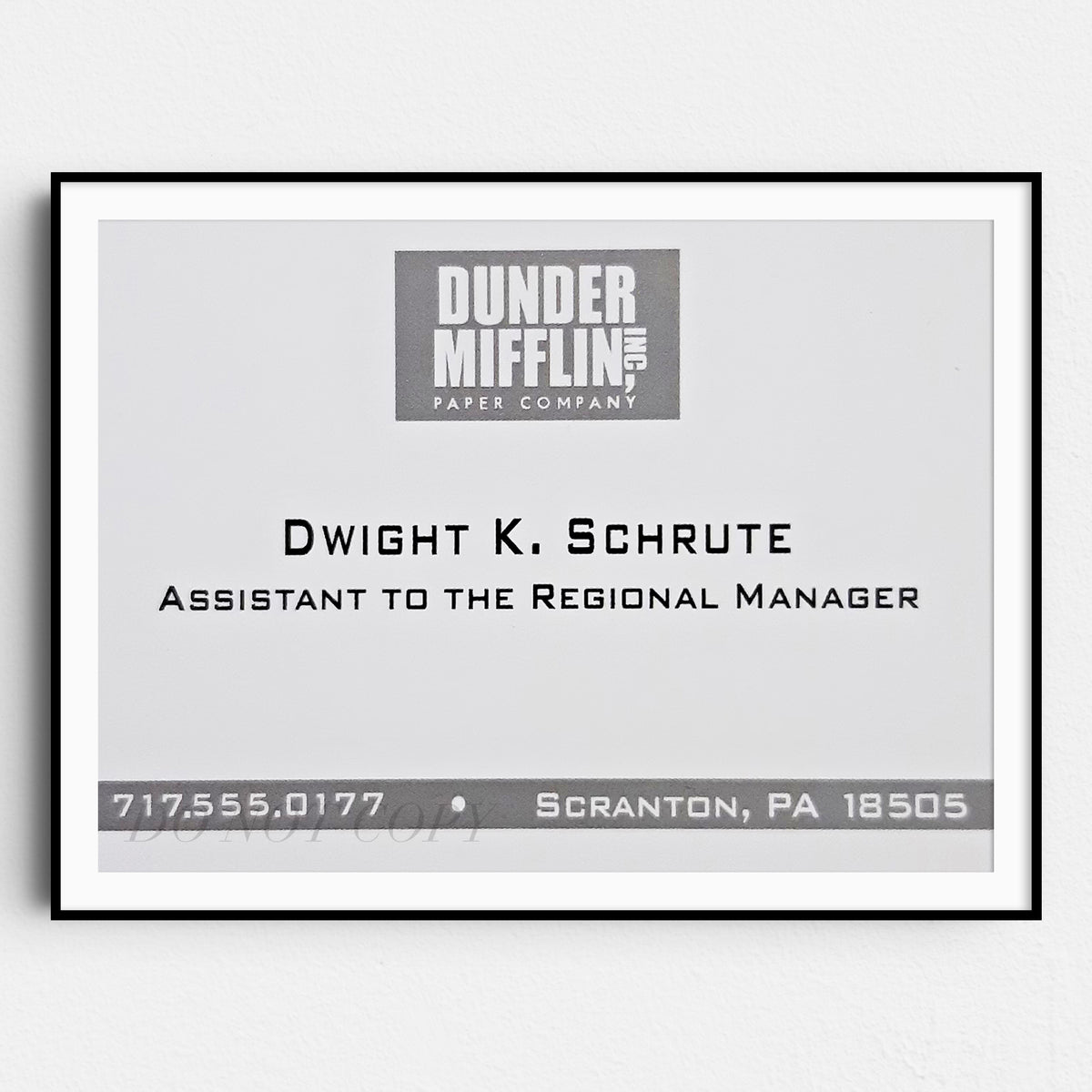 Dwight Schrute Business Card