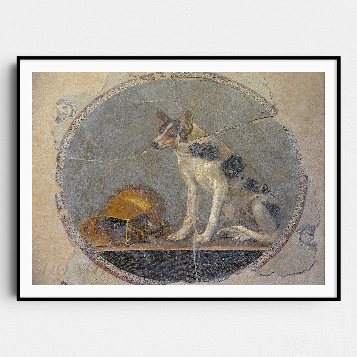 Mosaic of a Dog, Ptolemaic Period, 2nd Century BC
