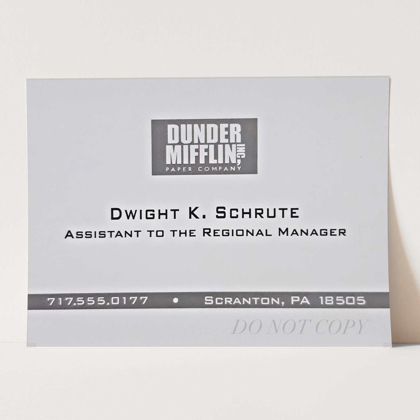 Dwight Schrute Business Card