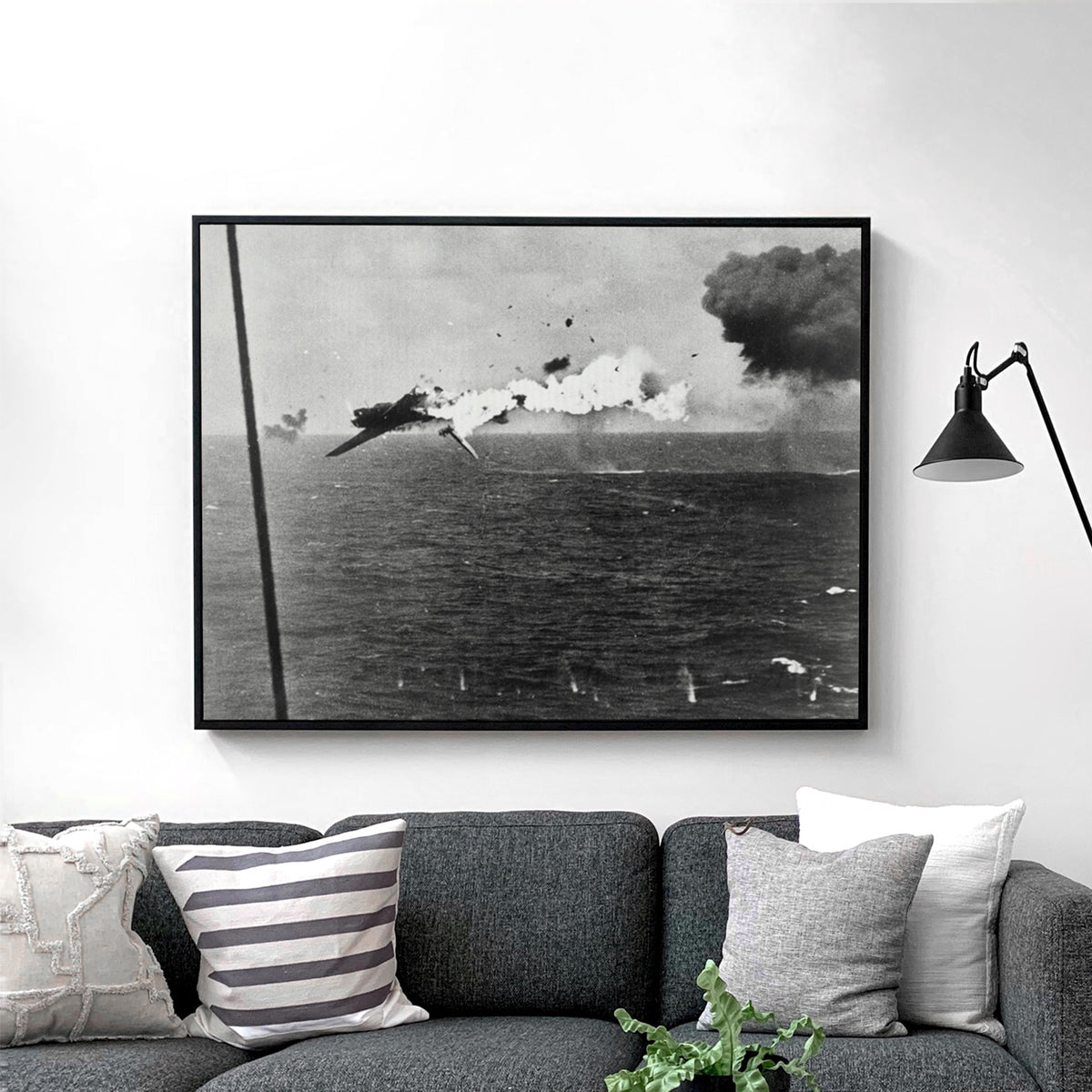 Nakajima B6N Tenzan shot down by USS Yorktown (CV-10) off Kwajalein